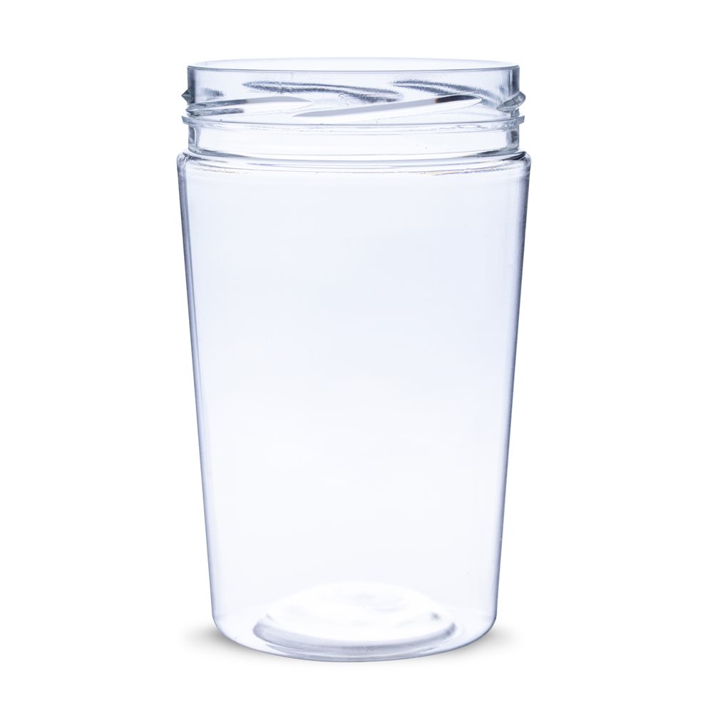 צנצנת 500 סמ"ק 84 מ"מ הברגה דגם "קונוס"